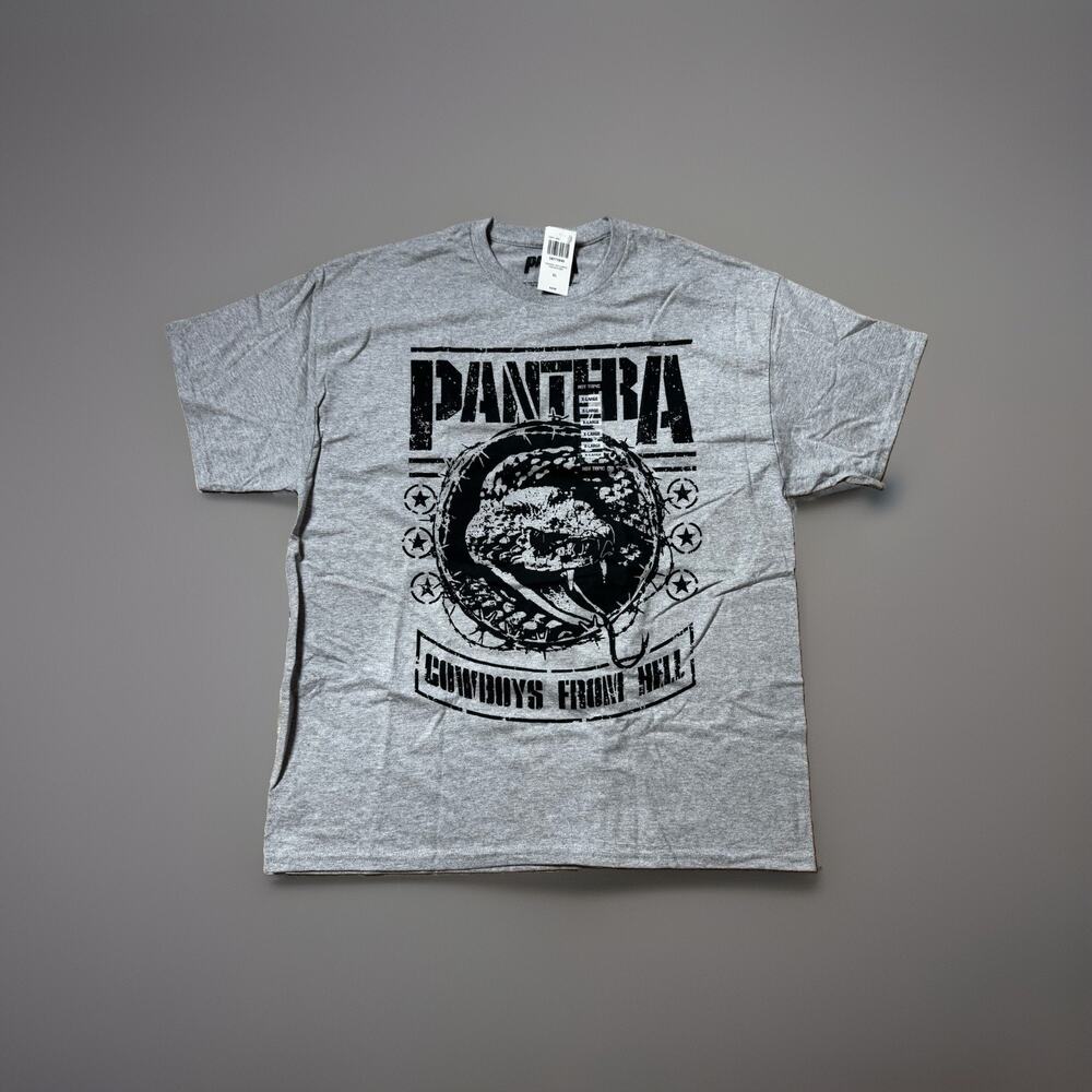 Pantera Cowboys From Hell Snake T-Shirt Size X-LARGE New